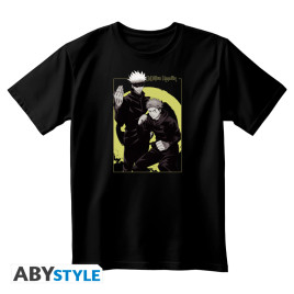 JUJUTSU KAISEN - T-shirt noir unisexe - Itadori & Gojo