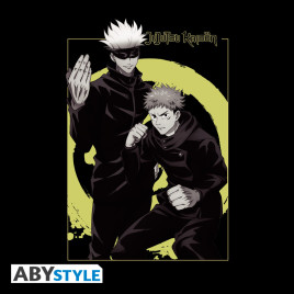 JUJUTSU KAISEN - T-shirt noir unisexe - Itadori & Gojo