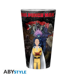 ONE PUNCH MAN - Verre XXL - 400 ml - Seul contre tous - x2