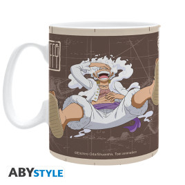 ONE PIECE - Mug - 460 ml - "Luffy Wanted" - subli - boîte x2