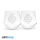 ONE PIECE - 2 Glass Set - Devils Fruits EUROPE x2