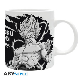 DRAGON BALL Z - Mug - 320 ml - Goku N&B - subli - avec boîte x2