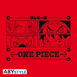 ONE PIECE - Tshirt rouge - 4 Empereurs