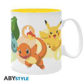 POKEMON - Mug - 460 ml - "Pikachu et débutants" - subli - boîte x2