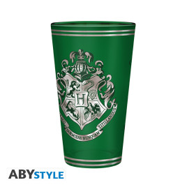 HARRY POTTER - Premium Large Glass - 400ml - Slytherin - x2