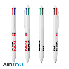 BESPOKE - Eat Sleep Manga Rep. - Stylo BIC 4 couleurs - Indep ONLYx10