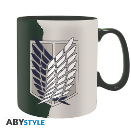 ATTACK ON TITAN - Mug - 460 ml - Emblème S4 - boîte carton x2(W10)