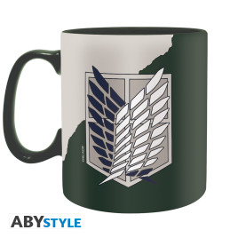 ATTACK ON TITAN - Mug - 460 ml - Embl&egrave;me S4 - bo&icirc;te carton x2(W10)