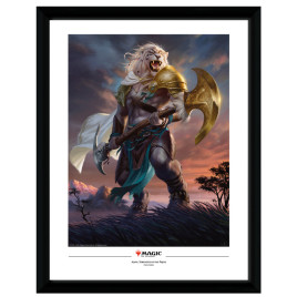 MAGIC THE GATHERING - Tirage encadré "Ajani Force de la Bande" x2*