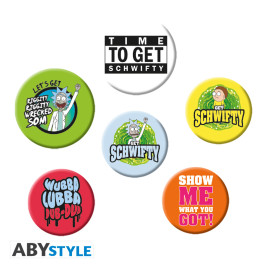 RICK AND MORTY - Badge Pack - Quotes X4