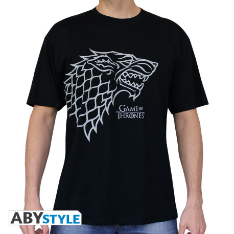 GAME OF THRONES - Tshirt "Stark" homme MC black - basic*