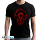 WORLD OF WARCRAFT - Tshirt Horde - homme MC black - new fit*