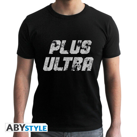 MY HERO ACADEMIA - Tshirt "Plus Ultra" homme MC black - new fit*