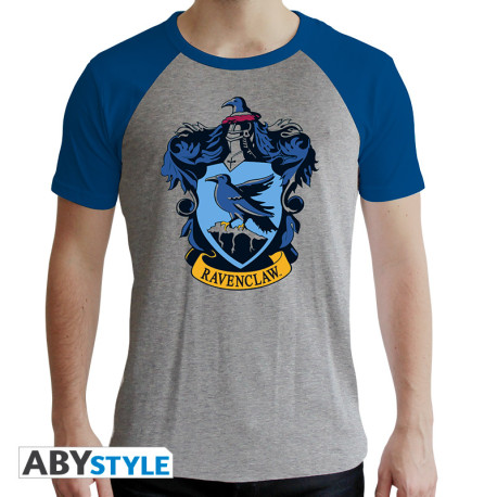 HARRY POTTER - Tshirt "Serdaigle" homme MC gris & bleu - premium*