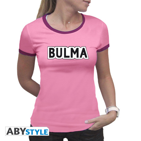 DRAGON BALL - Tshirt "Bulma" woman SS pink - premium*