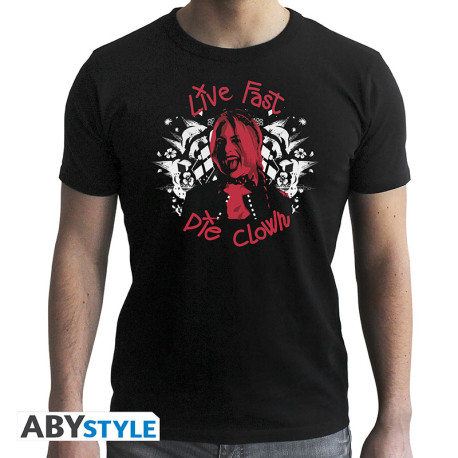DC COMICS - Tshirt "Harley Quinn" man SS black - new fit*