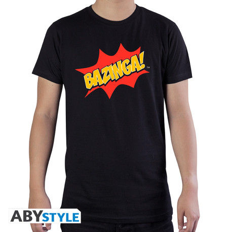 THE BIG BANG THEORY - Tshirt "Bazinga" man SS black - basic*