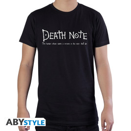 DEATH NOTE - Tshirt "Death Note" homme MC Noir - basic*