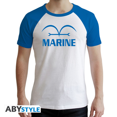 ONE PIECE - Tshirt "Marine" homme MC bleu - premium*