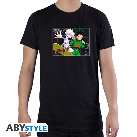 HUNTER X HUNTER - Tshirt "Gon & Kirua" homme MCblack-basicvoirTEX834*