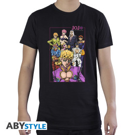 JOJO'S BIZARRE ADVENTURE - Tshirt "Group" man SS black - basic*