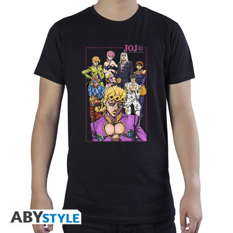JOJO'S BIZARRE ADVENTURE - Tshirt "Group" man SS black - basic*