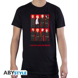 TOKYO REVENGERS - Tshirt "Tokyo Manji Captains"- man SS black - basic