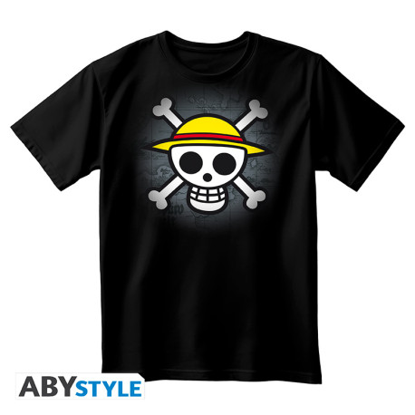 ONE PIECE - Tshirt noir unisexe - Classic Skull