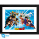 DRAGON BALL - Tirage encadré DBZ/"Scène iconique" (30x40) x2