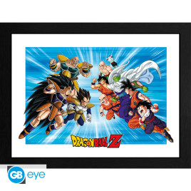 DRAGON BALL - Tirage encadré DBZ/"Scène iconique" (30x40) x2
