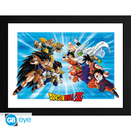 DRAGON BALL - Tirage encadré DBZ/"Scène iconique" (30x40) x2
