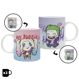 THE GOOD GIFT - Pack 2 Mugs 320 ml Puddin & HaHaHa*
