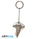LORD OF THE RINGS - Keychain 3D "Lorien Leaf" X4