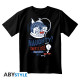 LOONEY TUNES - Unisex blackTshirt - Tweety & Sylvester *