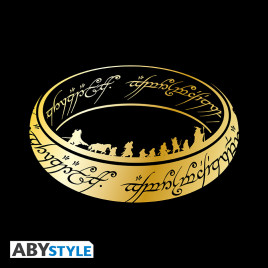LORD OF THE RINGS - Tshirt noir unisexe - Anneau Unique*