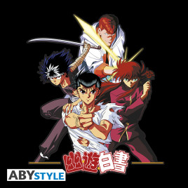 YU YU HAKUSHO - Tshirt noir unisexe - Groupe