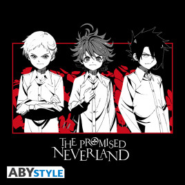 THE PROMISED NEVERLAND - Tshirt noir unisexe - Emma, Norman*