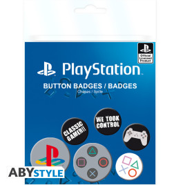 PLAYSTATION - Pack de Badges – Mix X4