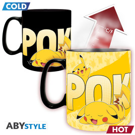 POKEMON - Mug Heat Change - 460 ml - Pikachu - boite carton x2