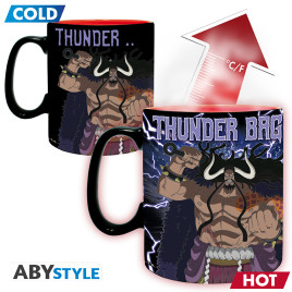 ONE PIECE - Mug Heat Change - 460 ml - Luffy vs Kaido-boîte carton x2