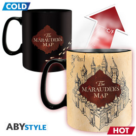 HARRY POTTER - Mug Heat Change - 460 ml - Maraudeur - boîte cartonx2