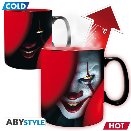 IT - Mug Heat Change - 460 ml Pennywise "Time to float" x2  
