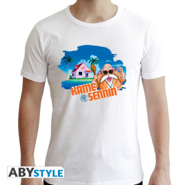 DRAGON BALL - Tshirt "DBZ/ Master Roshi" man SS white - New fit*