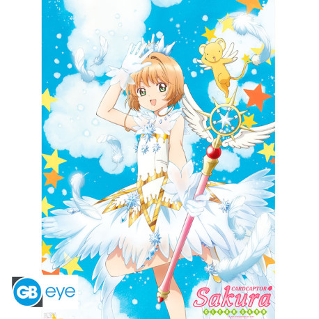 CARDCAPTOR SAKURA - Poster Chibi 52x38 - Sakura & Wand  
