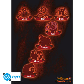 THE SEVEN DEADLY SINS - Poster Chibi 52x38 - 7 Sins*