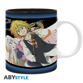 THE SEVEN DEADLY SINS - Mug-320 ml-Meliodas,Elizabeth,Hawk-subli -x2 