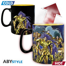 SAINT SEIYA - Mug Heat Change - 460 ml - Gold Saints - box x2