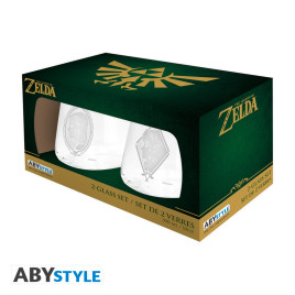 THE LEGEND OF ZELDA - Set de 2 verres - Zelda & Link EUROPE x2