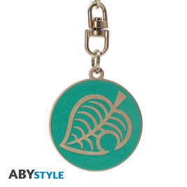 ANIMAL CROSSING - Keychain "Leaf Logo" X4