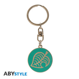 ANIMAL CROSSING - Keychain "Leaf Logo" X4